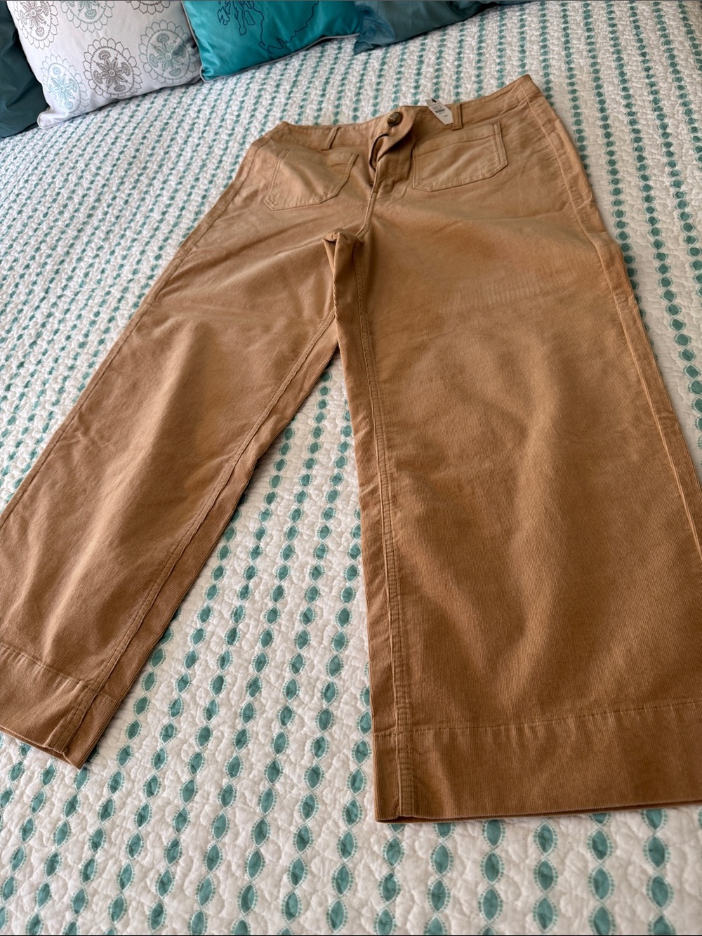 Wide-Leg corduroy in Camel